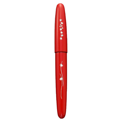 Wancher Dream Zogan Urushi Fountain Pen - Momiji Red GT 5