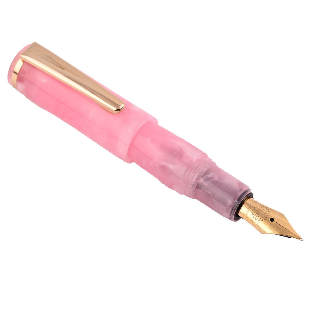 Wancher PuChiCo Fountain Pen Peony Pink GT