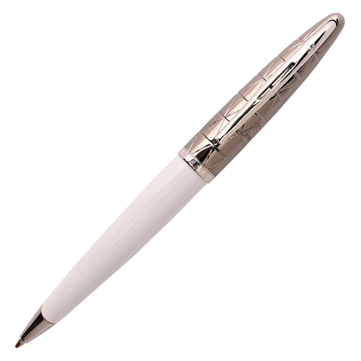 Waterman Carene Ball Pen - Contemporary White & Gunmetal 1