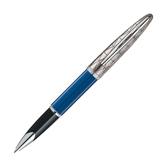 Waterman Carene Roller Ball Pen - Contemporary Blue & Gunmetal
