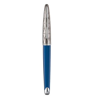 Waterman Carene Roller Ball Pen - Contemporary Blue & Gunmetal 4