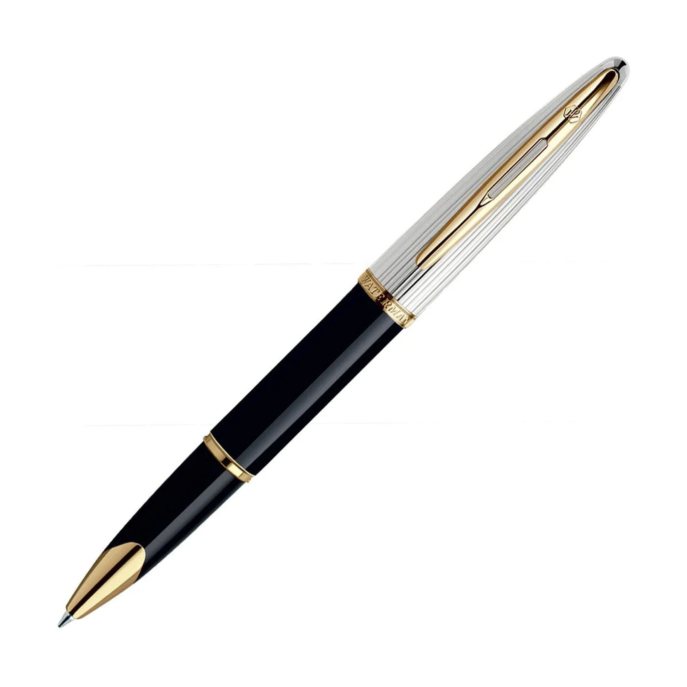 Waterman Carene Roller Ball Pen - Deluxe Black GT 1