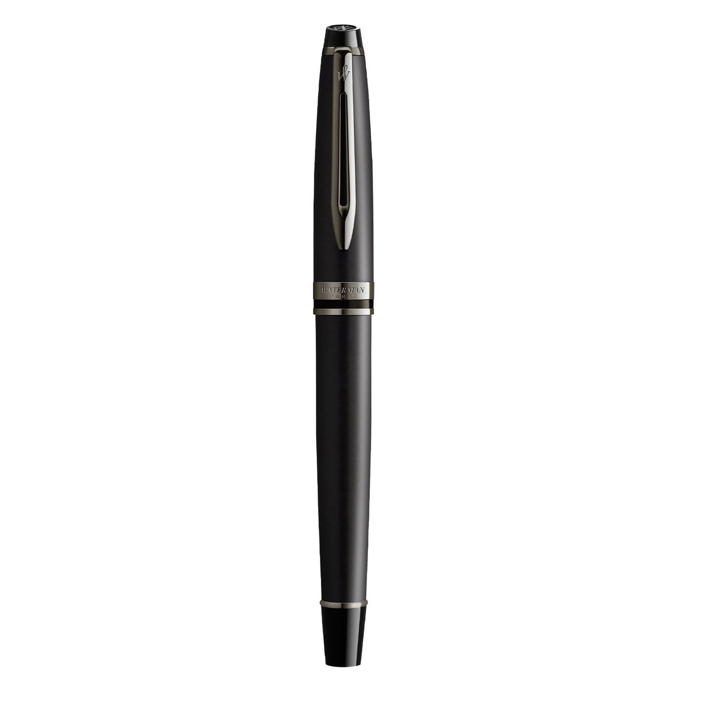 Waterman Expert Fountain Pen - Metallic Black RT 4