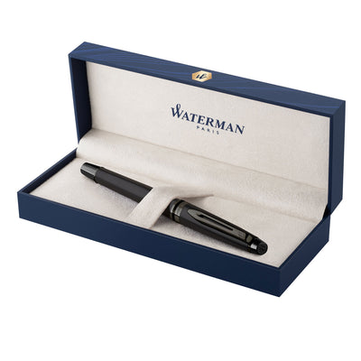 Waterman Expert Fountain Pen - Metallic Black RT 6