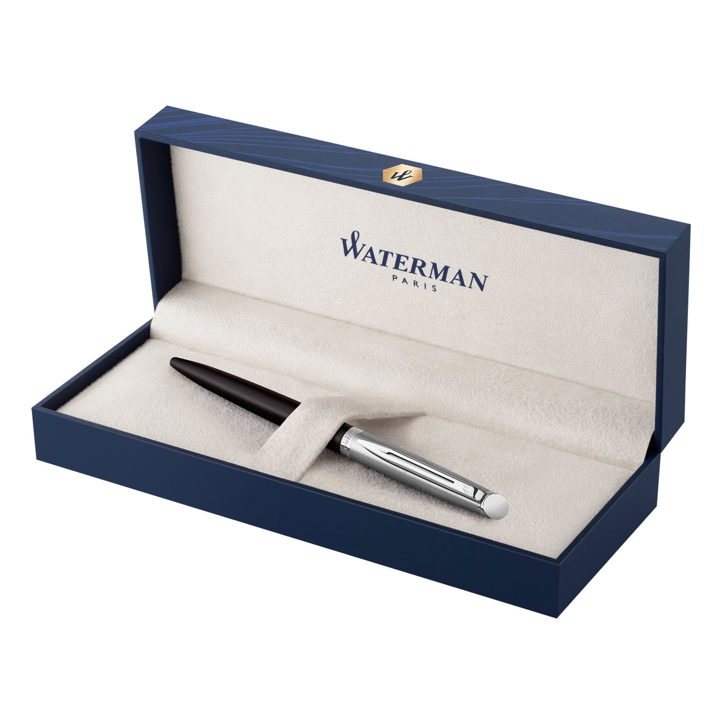 Waterman Hemisphere Essential Stainless Steel Ball Pen - Matte Black CT 4