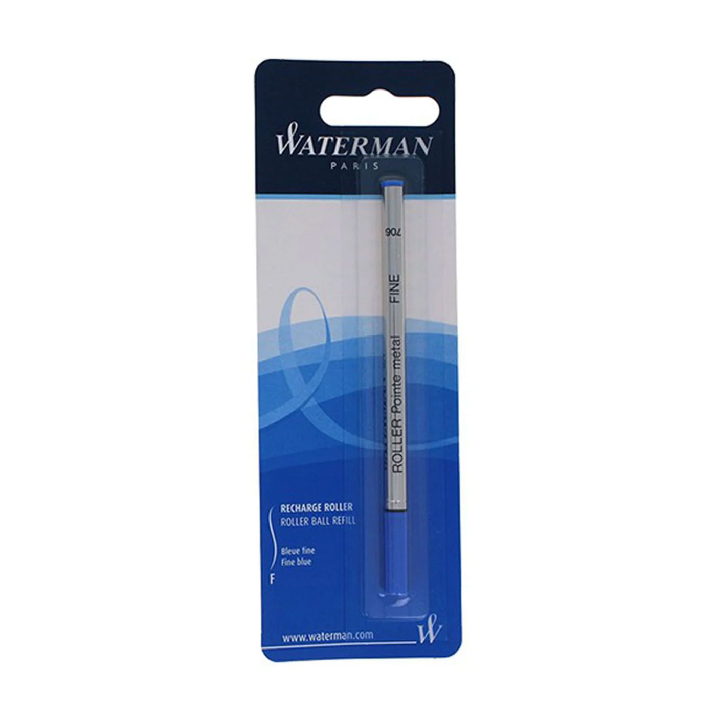 Waterman Roller Ball Pen Fine Refill - Blue