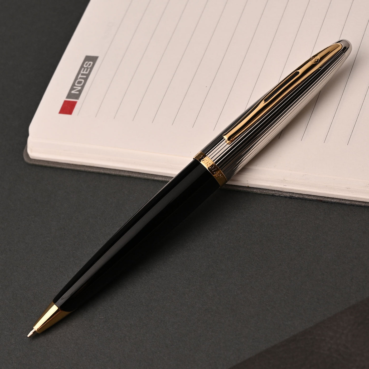 Waterman Carene Ball Pen - Deluxe Black GT 6