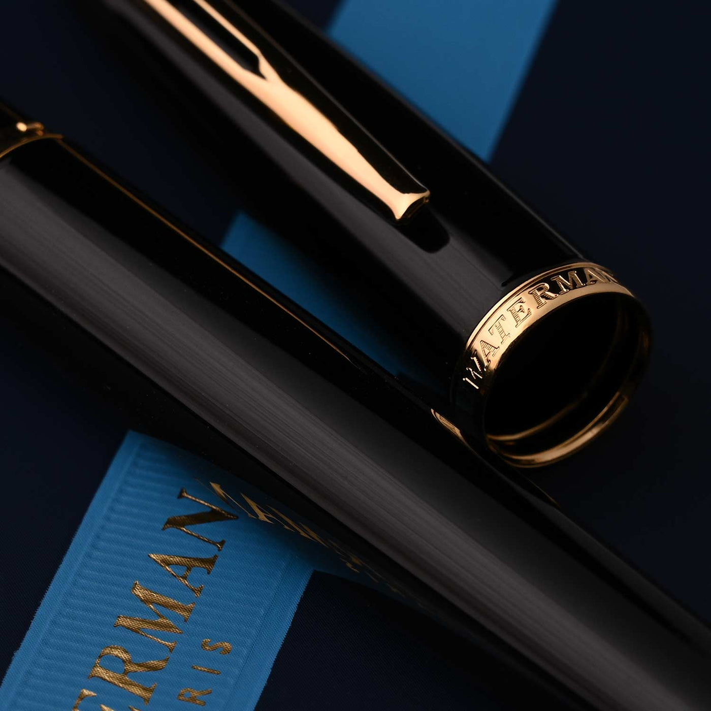 Waterman Carene Fountain Pen - Black Sea GT 19