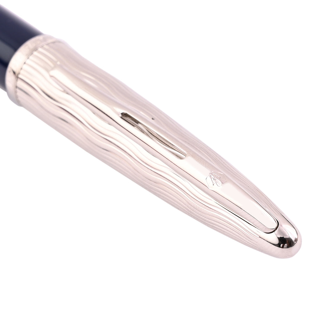 Stylo Roller Waterman CF En Laque Bleu Nuit Et Plaqué Or 18 Carats - Version Rare - Occasion