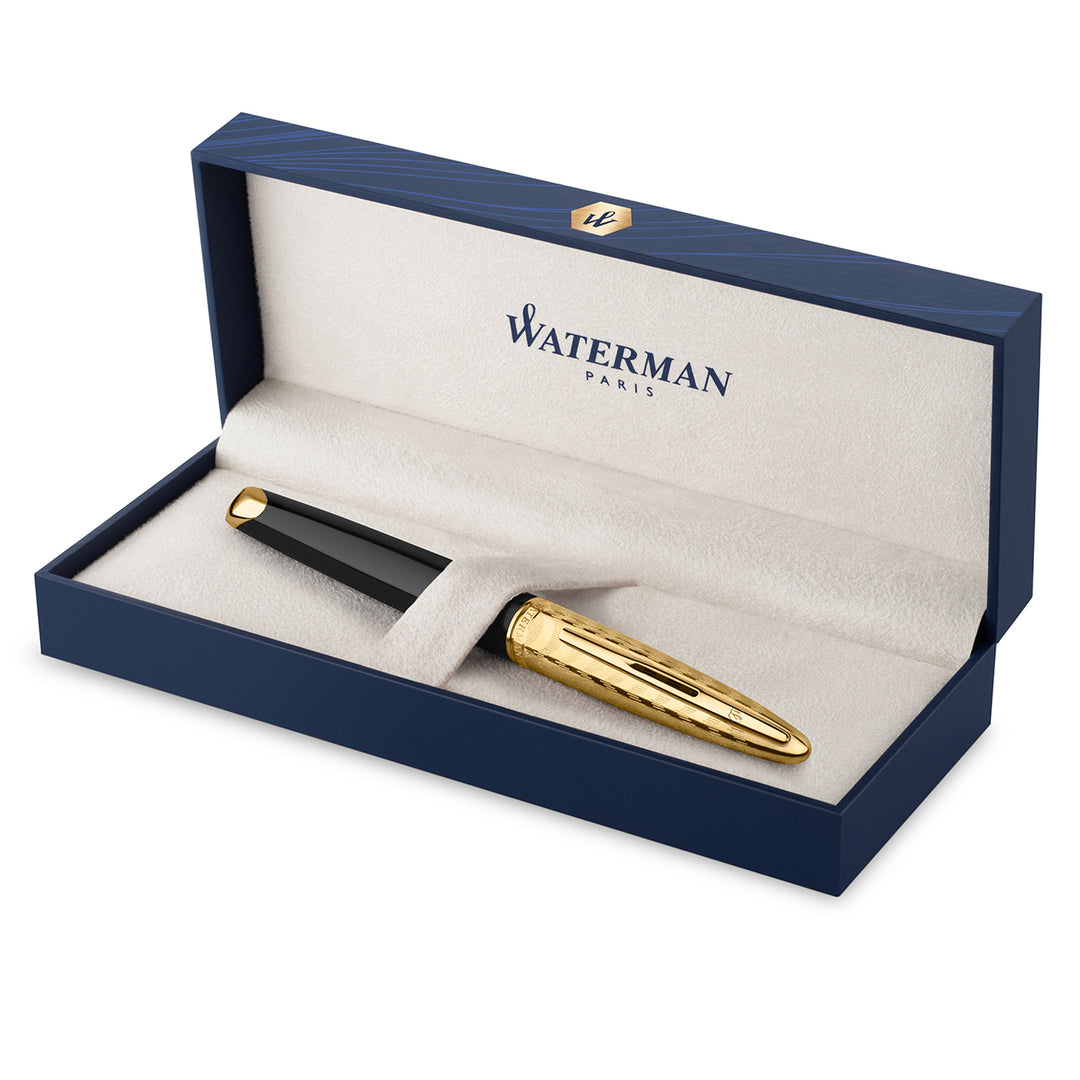 Shop Waterman Opera Carene Black Gold Fountain Pen|Waterman Opera
