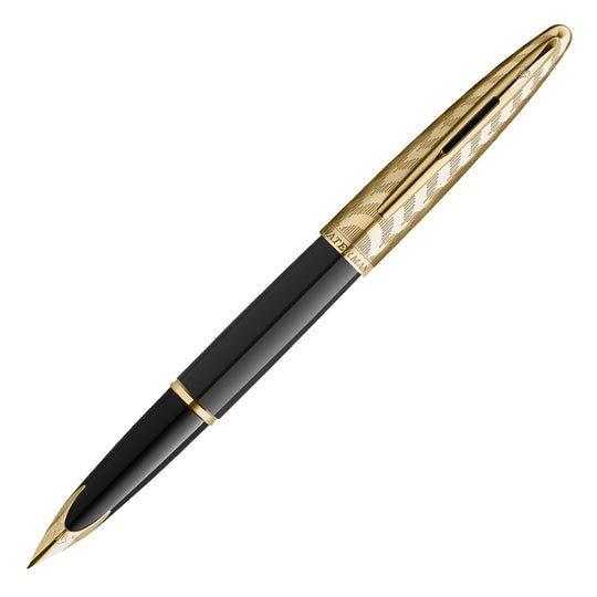 Waterman Carene Opera Fountain Pen - Black & Gold GT