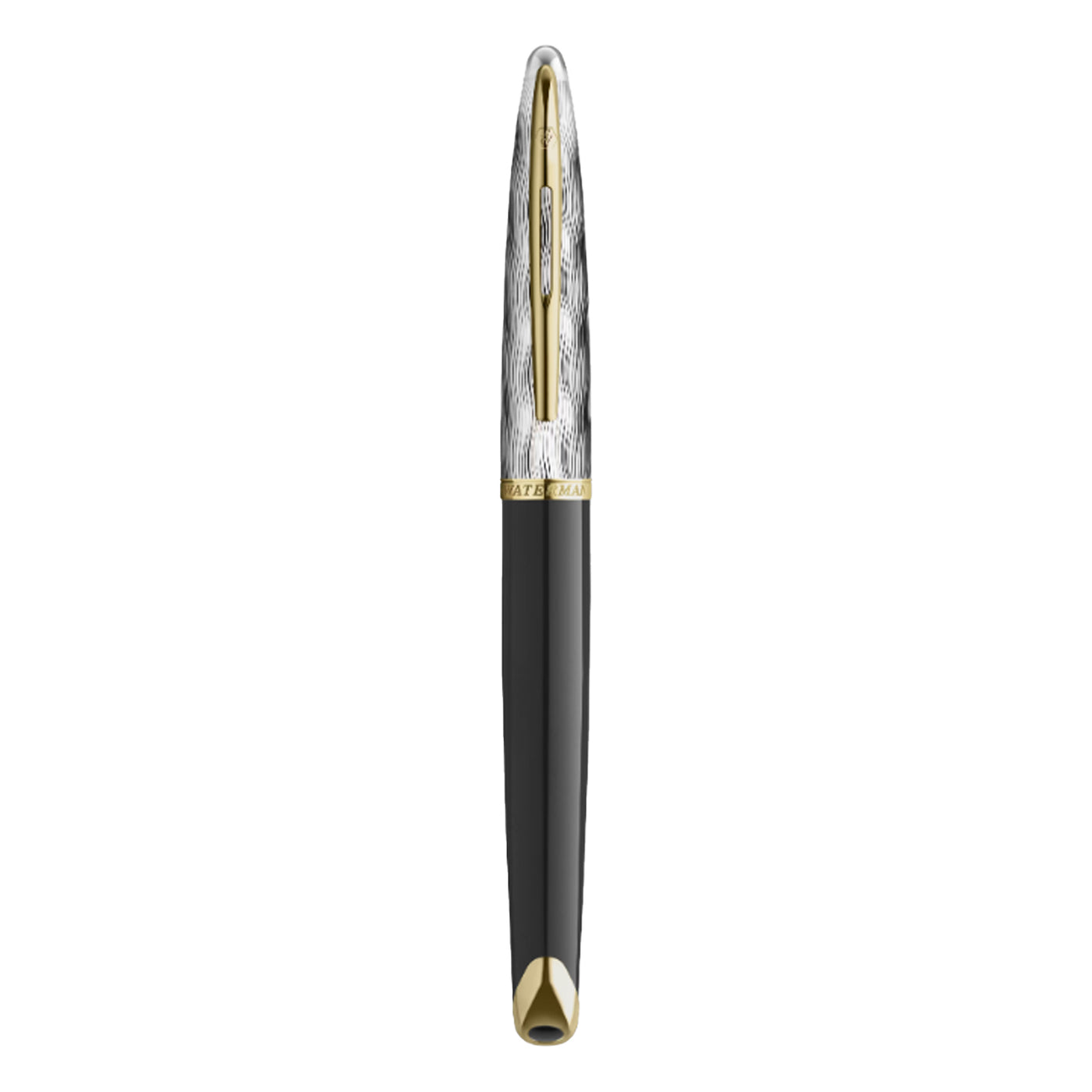 Waterman Carene Reflections of Paris Fountain Pen - Black & Palladium GT (Special Edition)