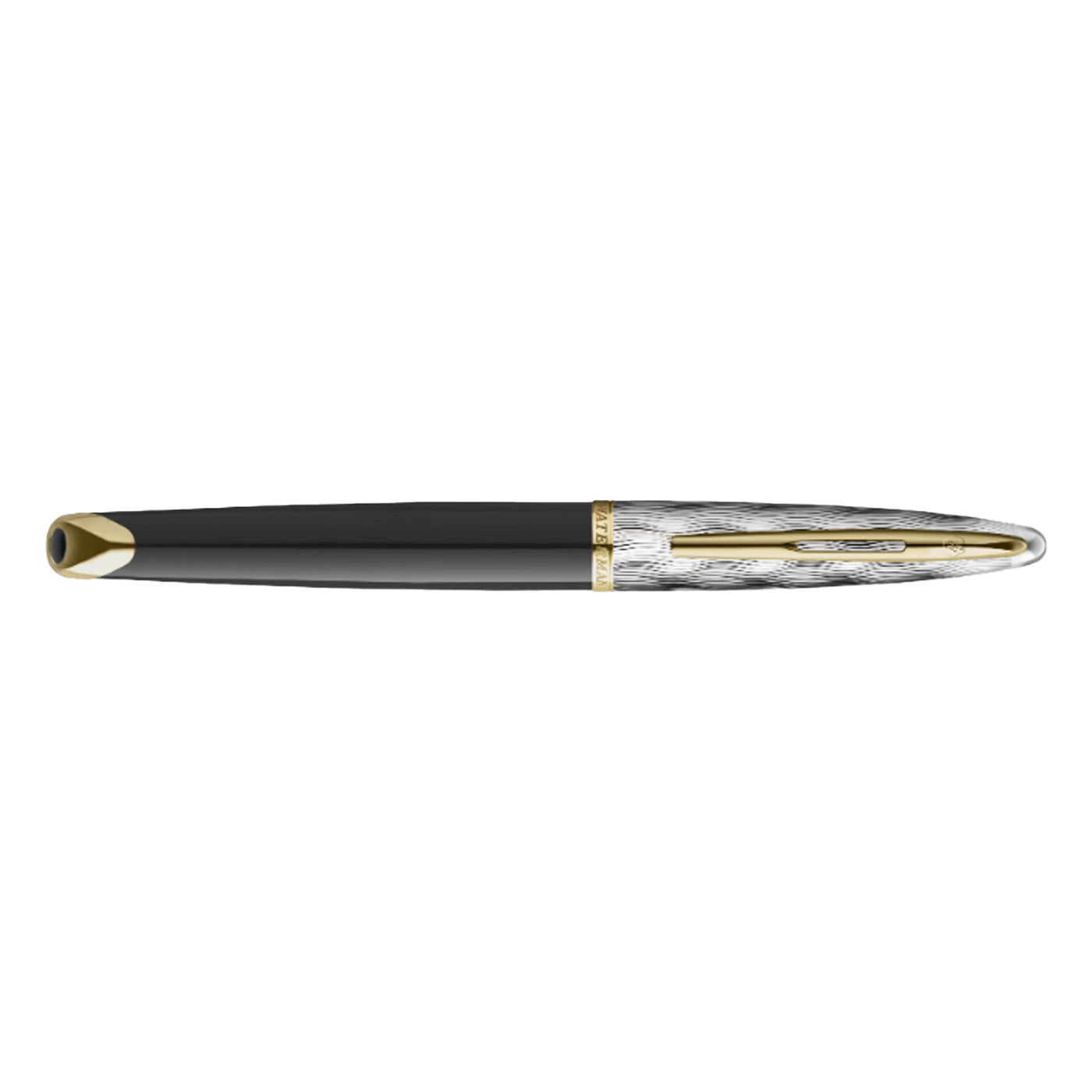 Waterman Carene Reflections of Paris Fountain Pen - Black & Palladium GT (Special Edition)