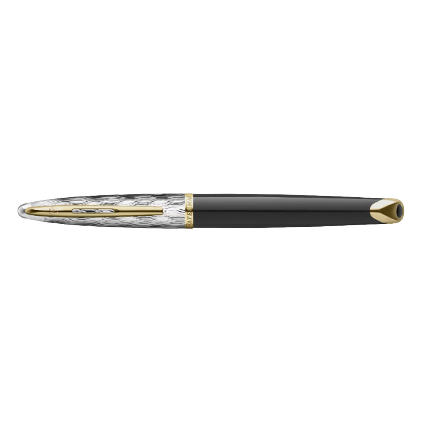 Waterman Carene Reflections of Paris Fountain Pen - Black & Palladium GT (Special Edition)