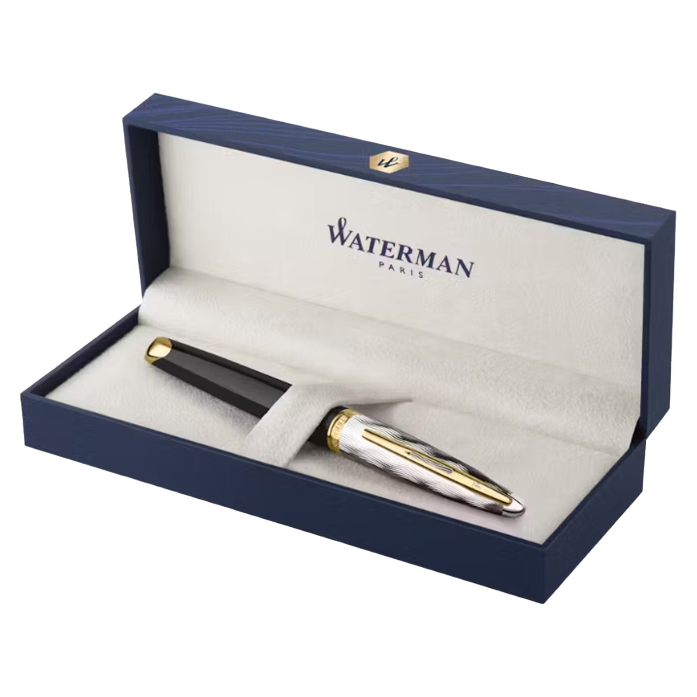 Waterman Carene Reflections of Paris Fountain Pen - Black & Palladium GT (Special Edition)