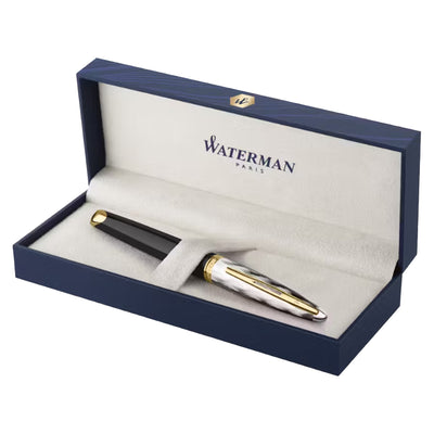 Waterman Carene Reflections of Paris Fountain Pen - Black & Palladium GT (Special Edition)