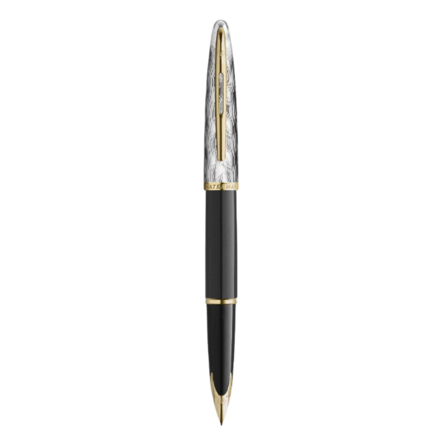 Waterman Carene Reflections of Paris Fountain Pen - Black & Palladium GT (Special Edition)