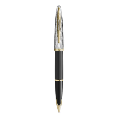 Waterman Carene Reflections of Paris Fountain Pen - Black & Palladium GT (Special Edition)