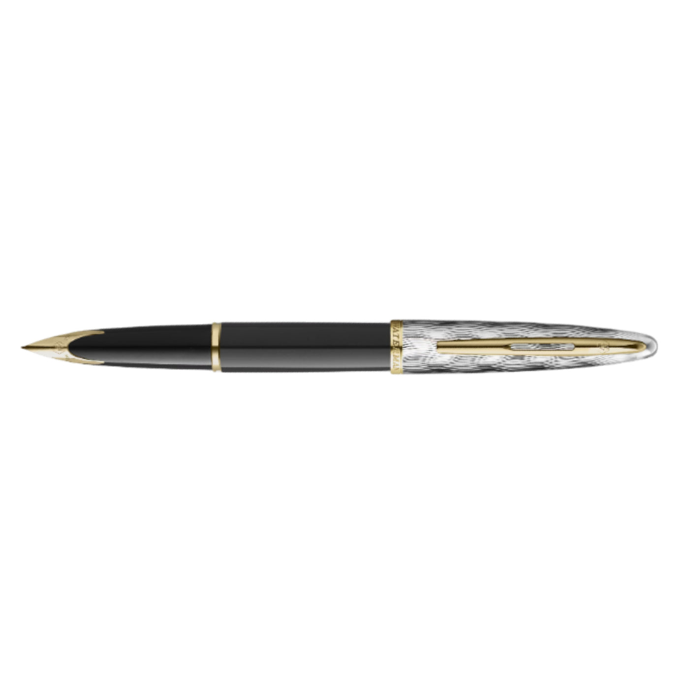 Waterman Carene Reflections of Paris Fountain Pen - Black & Palladium GT (Special Edition)