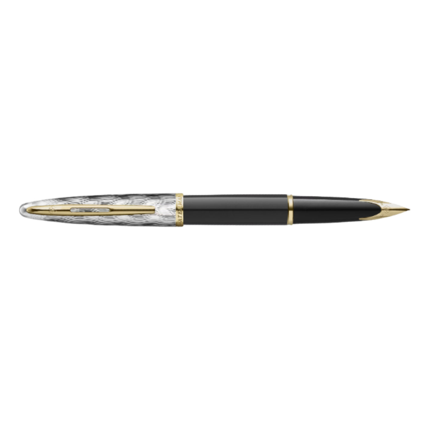 Waterman Carene Reflections of Paris Fountain Pen - Black & Palladium GT (Special Edition)