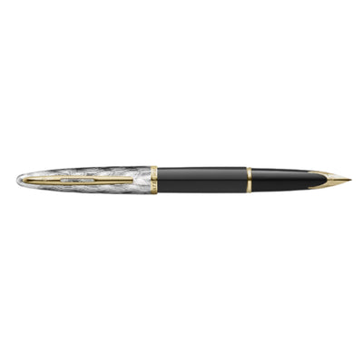 Waterman Carene Reflections of Paris Fountain Pen - Black & Palladium GT (Special Edition)