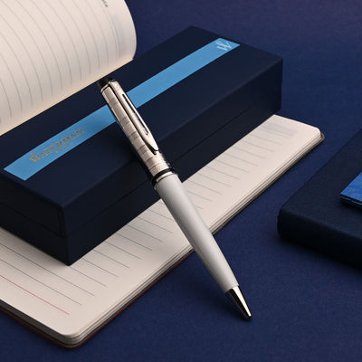 Waterman Expert Ball Pen - Deluxe White CT 10