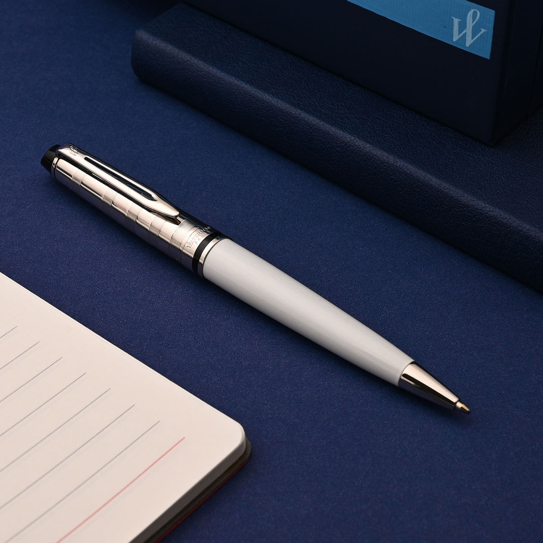 Waterman Expert Deluxe White CT Ball Pen | Shop Online | Waterman