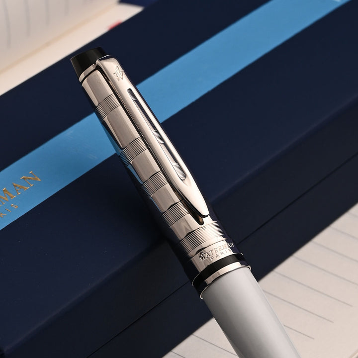 Waterman Expert Deluxe White CT Ball Pen | Shop Online | Waterman