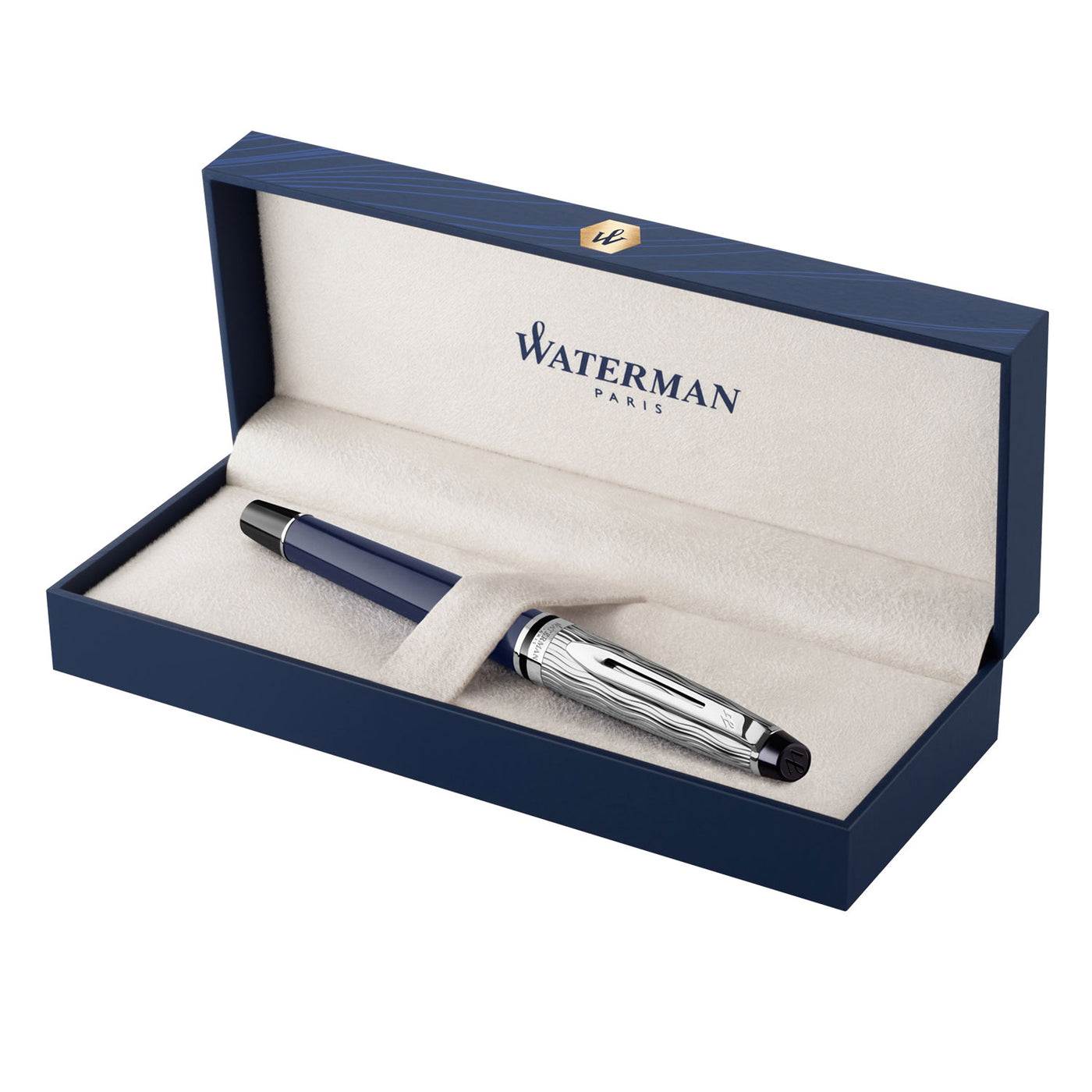 Waterman Expert L'essence Fountain Pen - Du Bleu CT