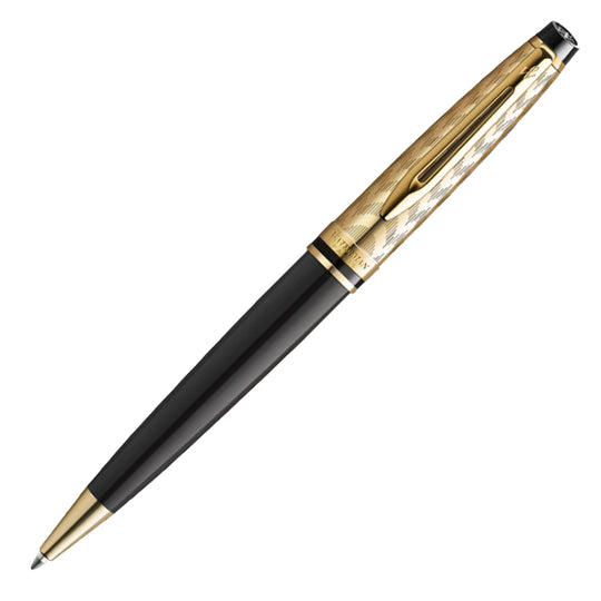 Waterman Expert Opera Ball Pen - Black & Gold GT