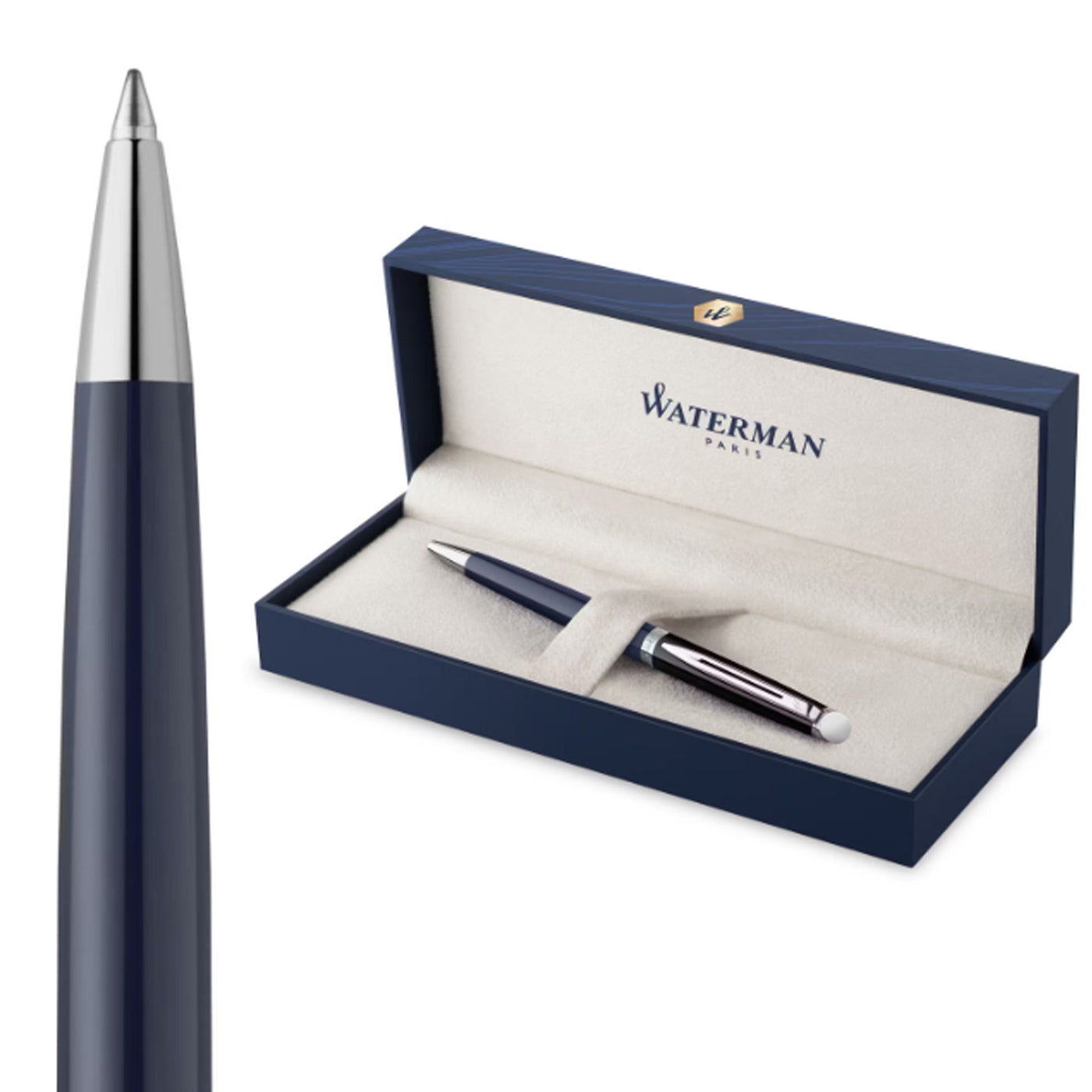 Waterman Hemisphere Colour Blocking Ball Pen - Black & Blue CT 8