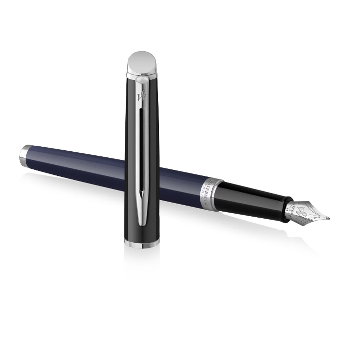 Waterman Hemisphere Colour Blocking Fountain Pen - Black & Blue CT 6