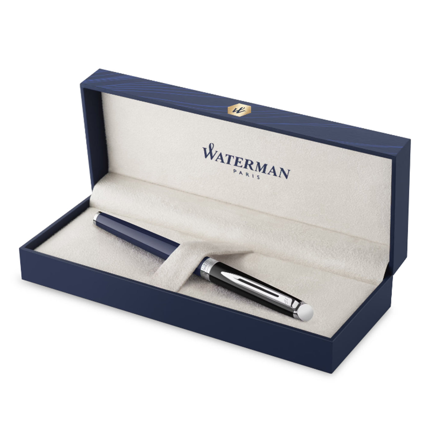 Waterman Hemisphere Colour Blocking Fountain Pen - Black & Blue CT 8