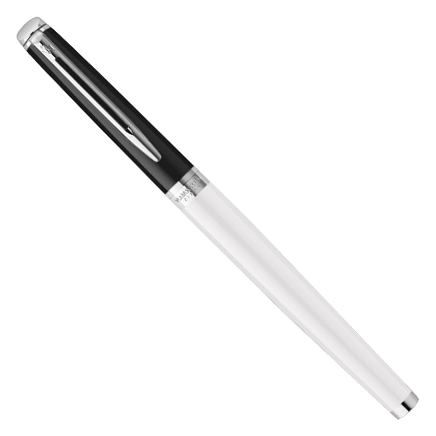 Waterman Hemisphere Colour Blocking Fountain Pen - Black & White CT 2