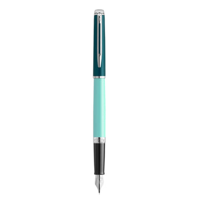 Waterman Hemisphere Colour Blocking Fountain Pen - Green CT 2