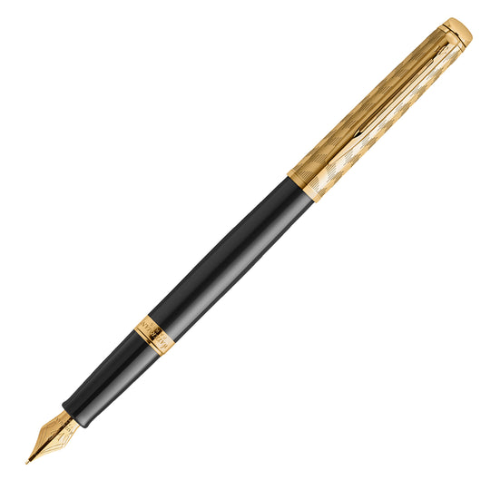 Waterman Hemisphere Opera Fountain Pen - Black & Gold GT