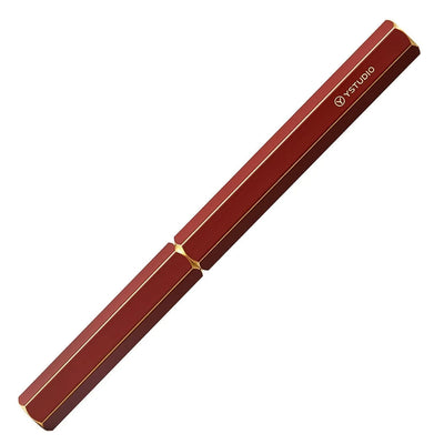 YSTUDIO Classic Revolve Fountain Pen Red Steel Nib 4
