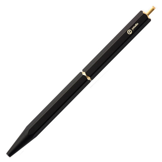 YSTUDIO Classic Revolve Portable Ball Pen, Black