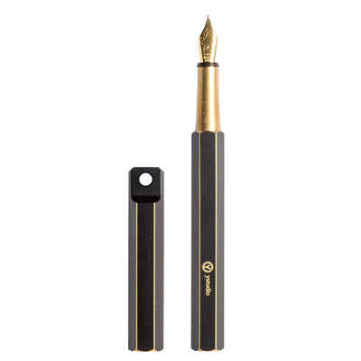 YSTUDIO Classic Revolve Portable Fountain Pen Black Steel Nib 2