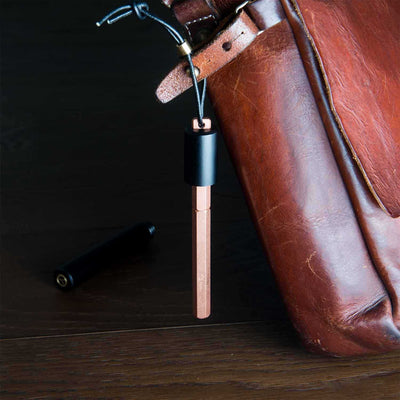 YSTUDIO Classic Revolve Portable Fountain Pen Copper Steel Nib 13