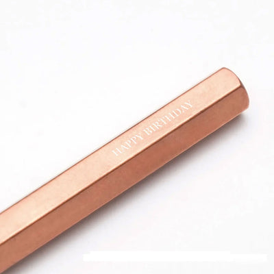 YSTUDIO Classic Revolve Portable Fountain Pen Copper Steel Nib 3