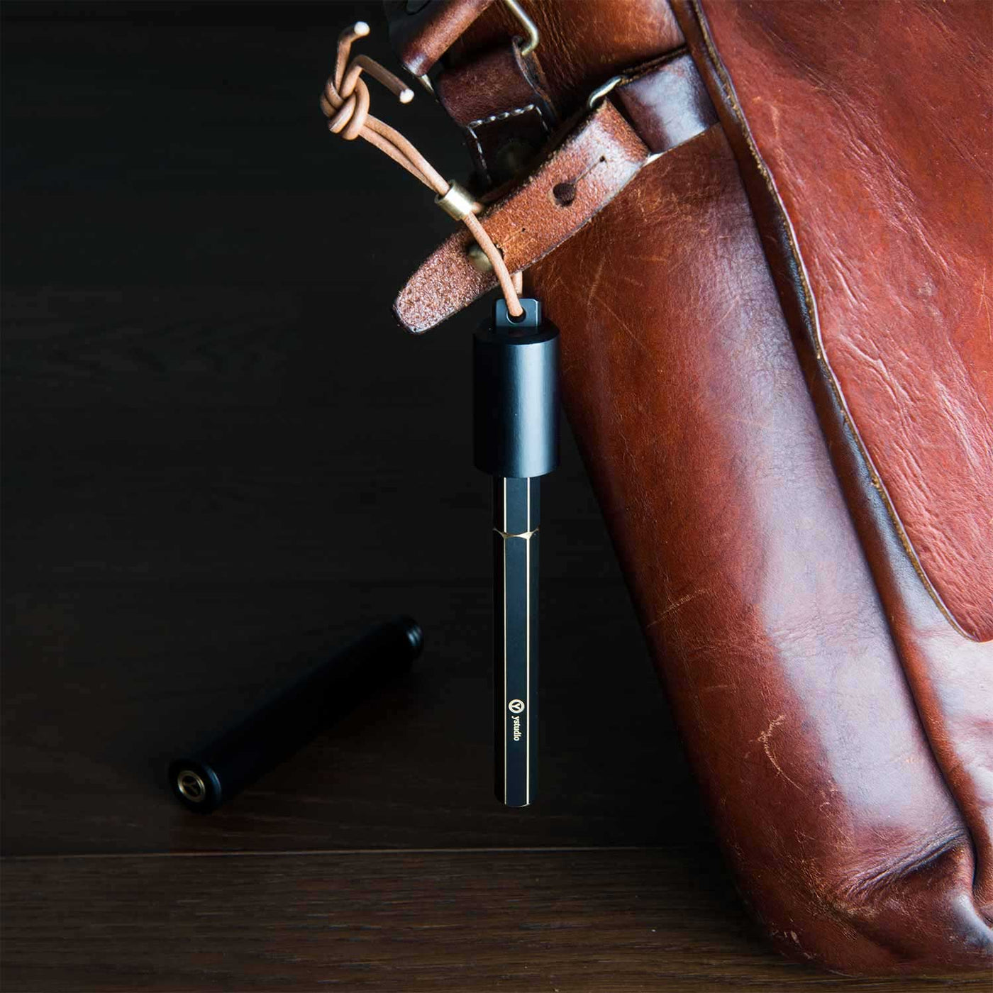 YSTUDIO Classic Revolve Portable Fountain Pen Copper Steel Nib 8