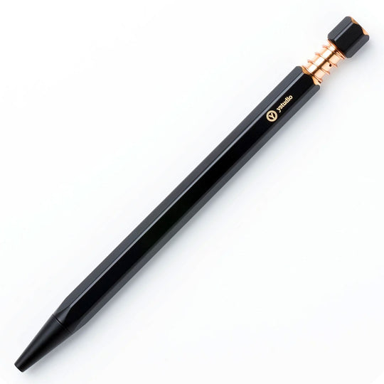 YSTUDIO Classic Revolve Spring Ball Pen, Black