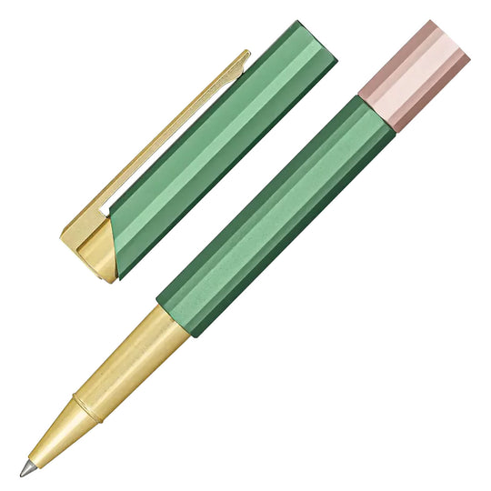 YSTUDIO Glamour Evolve - Bihex Roller Ball Pen, Absinthe (Green)