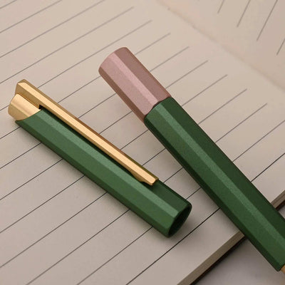 YSTUDIO Glamour Evolve Bihex Roller Ball Pen Absinthe (Green) 6