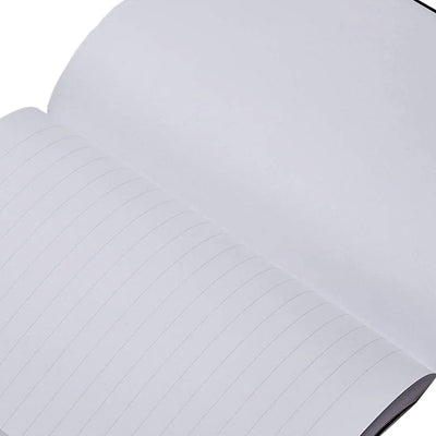 Zequenz Basic+ Notebook Gray & White - A5 Ruled & Plain 3