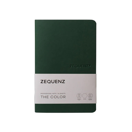 Zequenz Color Notebook, Emerald - A5, Squared