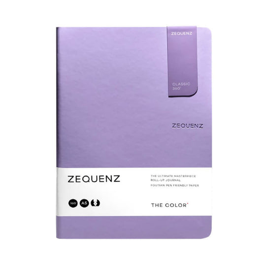 Zequenz Color Notebook, Lavender - A5, Squared Ruled