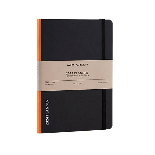myPAPERCLIP D2 2024 Weekly Planner - Orange