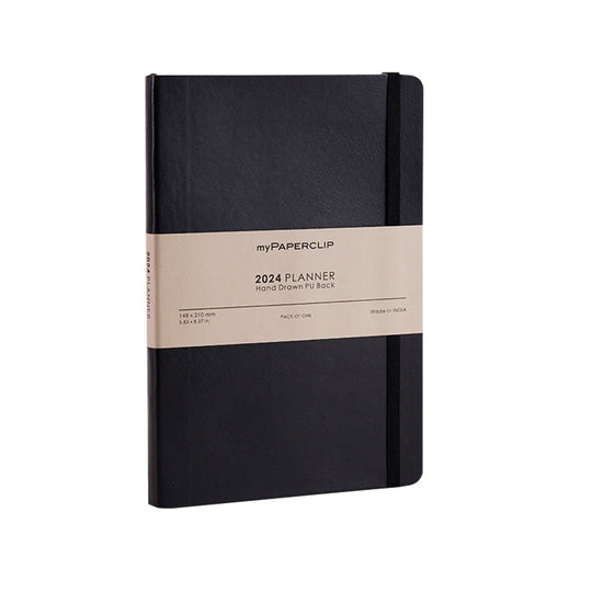 myPAPERCLIP R2 2024 Weekly Planner - Black